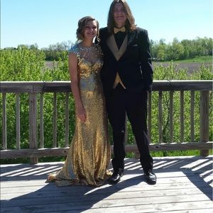 Gold Prom Dress